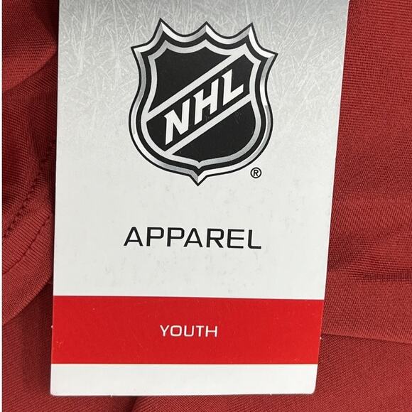 NHL Youth Arizona Coyotes Long Sleeve Shirt XL (18/20) Red Official Licensed - Picture 5 of 6
